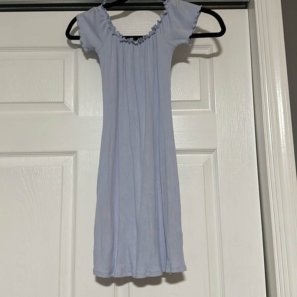 Light blue mini dress